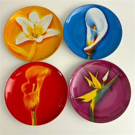 givenchy plates price|4 Givenchy Paris Flower Dinner Plates Les Fleurs De Parfums.